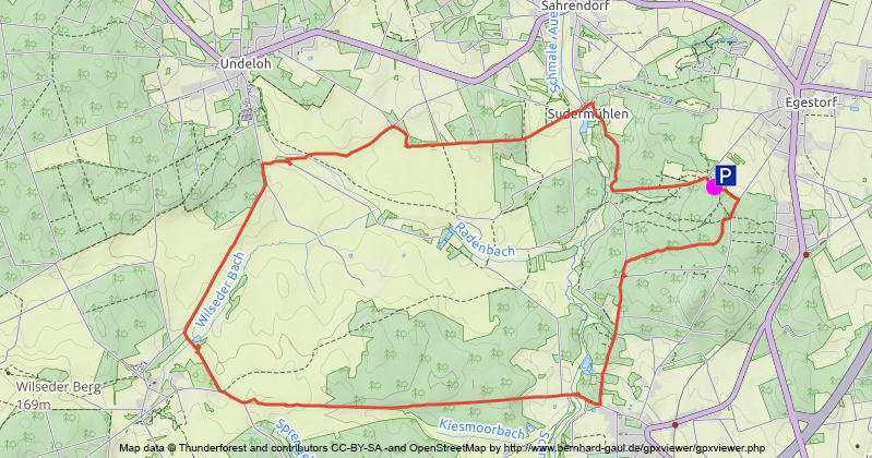 Karte der Tour